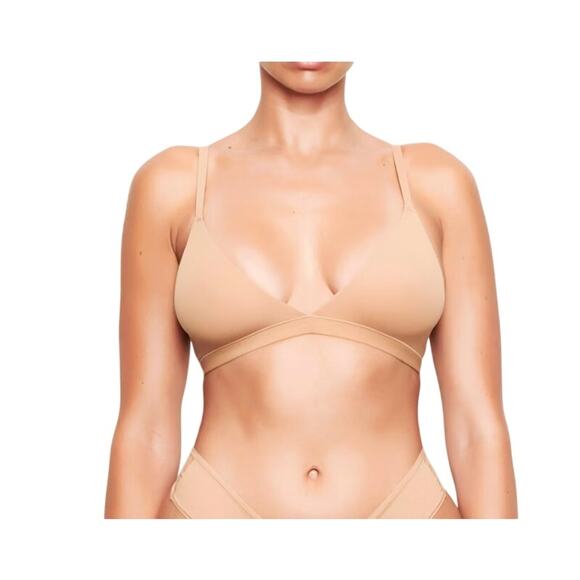 SKIMS Other - SKIMS Fits Everybody Triangle Bralette Women's Size XL Beige